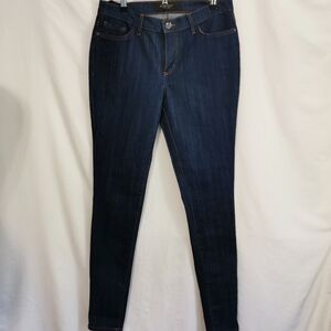 Nine West Dark Wash Mid-Rise Skinny Jeans Sz 10 Open To Offers